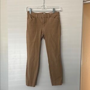Tan Slim Fit Pants